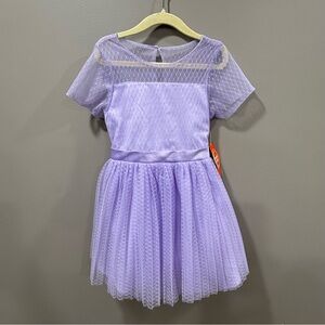 Lavender Short Sleeve Dress